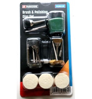 Parkside Комплект четки и дискове за полиране PMZS 50 A1